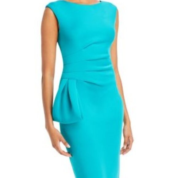 NWT Eliza J Side Ruffle Sleeveless Dress - Picture 2 of 4